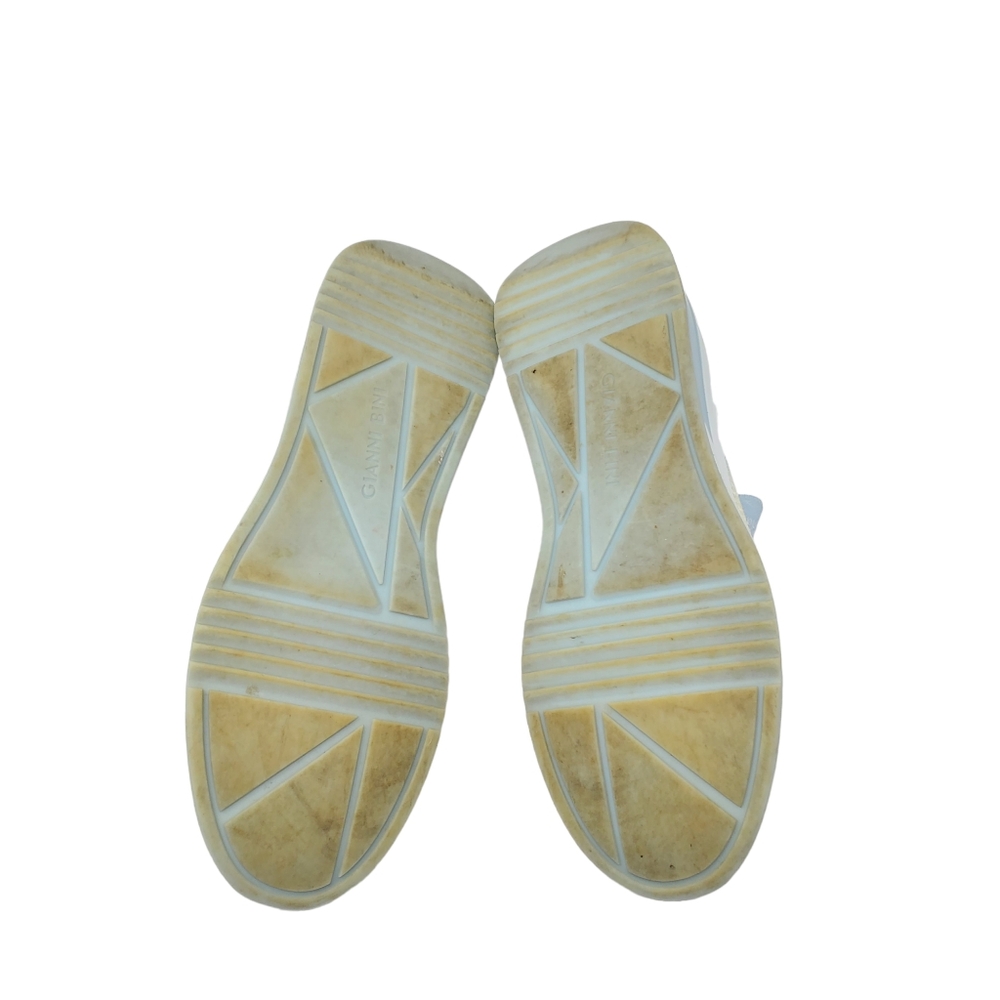 Giani Bini Valeah Knit Sneaker Pastel Light Blue Yellow Pink Womens Size 9 - Picture 9 of 10